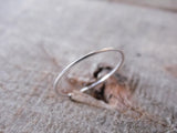 Skinny Stacking Ring Sterling Silver