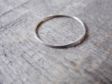 Skinny Stacking Ring Sterling Silver